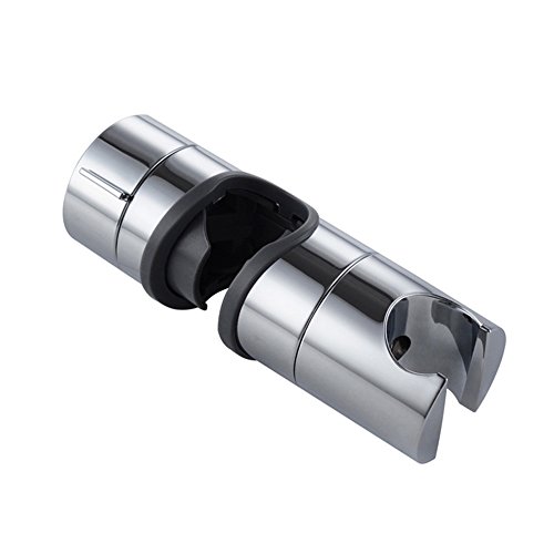 ZJEGO Universal 18-25MM O.D. Verstellbarer Handbrausehalter für Schiebebügel, ABS Verchromt