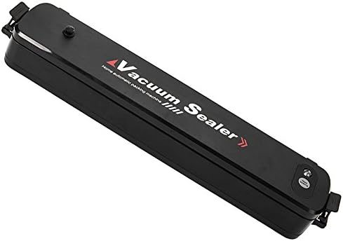 Vacuum Sealer Machine Portable Compact Vacuum Sealing System for Vacuum and Seal including 15 Bags for Kitchen Saver Storage Black