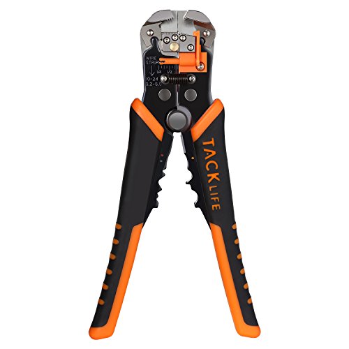 Preisvergleich Produktbild Abisolierzange Zange, tacklife mws02 Multifunktional Handwerkzeug Verstellbare Kabel Abisolierzange, Drahtschneider und-Crimper (4–22 AWG).