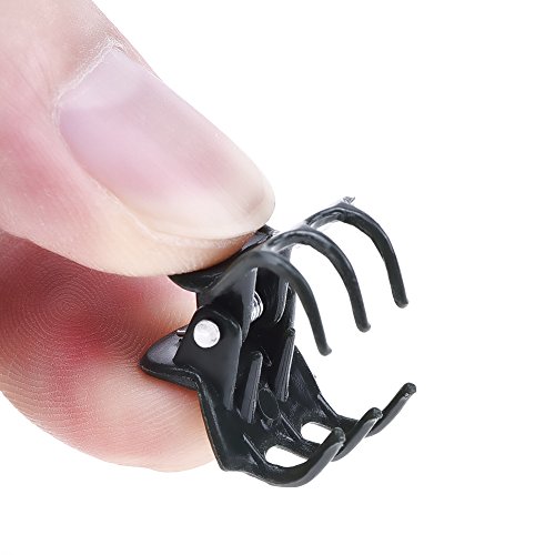 Outus 100 Pack Orchidee Clips Pflanze Orchidee Stützclips, Dunkelgrün - 3