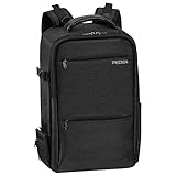 Praktische Aufteilung im Fotorucksack dank diverser Fächer: 1x Hauptfach (mit 8 variablen Trennstreifen), 6x Zusatzfächer für Zubehör; Diebstahlschutz - Öffnen des Rucksacks ist nur möglich, wenn Sie ihn abgesetzt haben