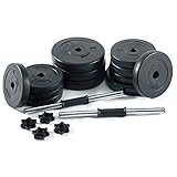 Massives Profi Kurzhantel 2er Set (4 Sternverschlüsse, 8 x 2,5 kg, 4 x 1,25 kg)
