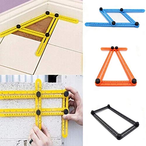 Preisvergleich Produktbild Justdolife Multi Angle Messlineal Vierseitiges Messwerkzeug