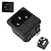 Produktbild sourcingmap 2Pcs AC250V/10A IEC320 C14 Stecker 3 Klemme Einlass Buchse Sicherungshalter