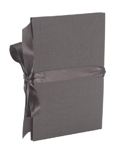 Leporello anthrazit +++ 6 Blatt hochwertige feste Seiten +++ EINKLEBE-FOTOBÜCHLEIN +++ Semikolon Qualität