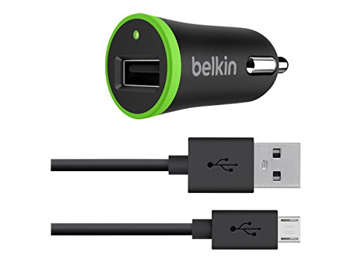 Belkin Universal KfZ-Ladegerät mit Micro-USB-Sync-/Ladekabel (10 Watt/2.1 A), schwarz - 2