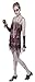 Produktbild erdbeerloft - Damen Lady Gravestone 20er Jahre Halloween Karneval Kostüm , Rosa, Größe L/XL