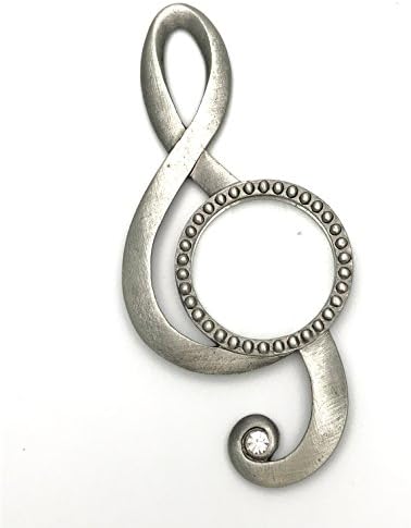 Treble Clef Music Note Magnifying Glass