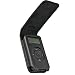 Produktbild iGadgitz Schwarz Original Ledertasche case Echt leder tasche für Pure Move 2500 Wiederaufladbare Personal Digital DAB/FM Radio
