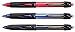 Produktbild uni-ball - Kugelschreiber UB POWER TANK SN-220 1,0mm 3er Set schwarz rot blau | Conipa Set