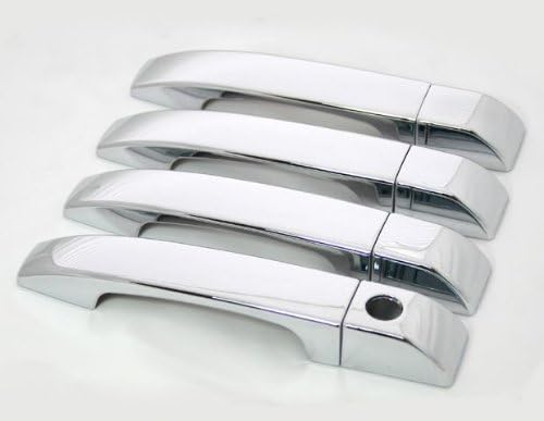 PSgiveU CH-01-0058 Chrome Side Door Handle Cover Trims
