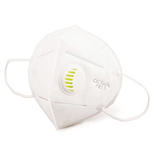 Preisvergleich Produktbild Airby® 3D Staubmaske Falten-Gesichtsmaske Einwegstaub, Nebel, Rauch-Atemschutzmaske, N95 Standard (5er Packung)