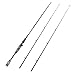 Entsport 2 pièces de coulée Rod Graphite Baitcasting Portable Pêche Rod Moyen...