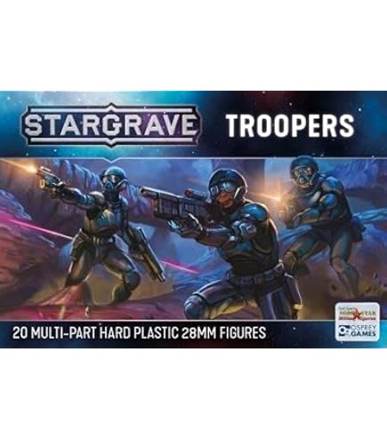 Warlord Games Stargrave Crew Set - 28mm Sci-Fi Figuren Für Space Abenteuer