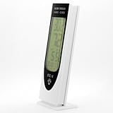 LCD Digital LED-Nachtlicht- Hygrometer , Thermometer Hintergrundbeleuchtung Hygrometer-Feuchtigkeits-Messinstrument, mit Alarm / Datum / Uhr / Kalender zb . Für Baby Luft Feuchtigkeitsüberwachung , Pflanzen , Raumluft , …… - 2