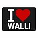 Produktbild Mousepad Classic I Love Walli schwarz