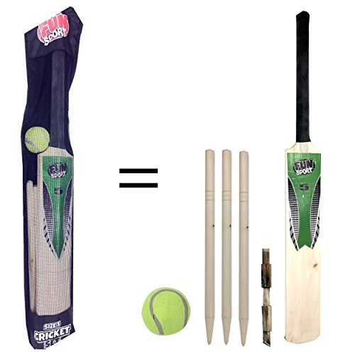 Jeu de cricket taille 5 Junior pour enfants par Laeto Toys Définit