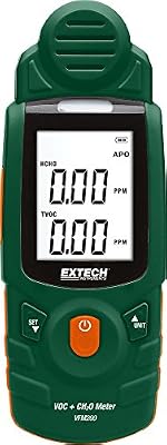 Extech VFM200 COV/Appareil de mesure du taux de formaldéhyde, Vert