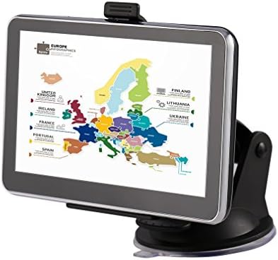 Car GPS Navigator, Footprintse 4G 560 5-Inch Widescreen Bluetooth Portable Trucking with Lifetime Europe Map &amp; Traffic [Updates]