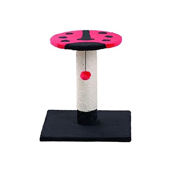 Karlie Kratzbaum Beetle 38 x 38 x 40 cm, Rot/Schwarz