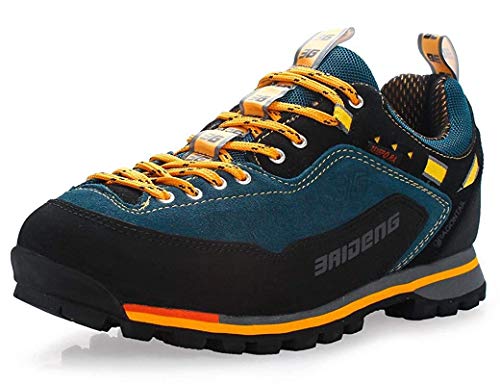 GNEDIAE Homme Escalade Chaussures Talon Plat Respirant et Imperméable Chaussures Sports de Plein Air Randonnée - Ajoutent Adhérence, Adapté Printemps-eté/Automne-Hiver 40-45