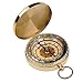 Produktbild LQSTRAY Kompass Camping Wandern Pocket Brass Gold Kompass Portable Compass Navigation Outdoor-Aktivitäten