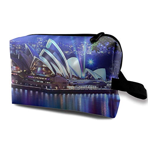 Preisvergleich Produktbild Reisemake-up Kosmetiktasche Bürstentasche Sydney Theatergebäude Kulturbeutel Organizer Tragetasche