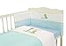 Baby Boy Nursery Cot Bed Blue Dinosaur 3 Piece Bedding Bale Set