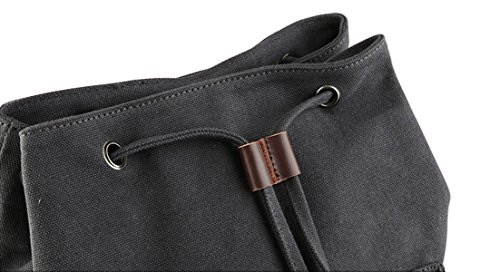 LAAT Herren Männer Schultertasche Retro casual Rucksack Leinentasche Computer Tasche - 6