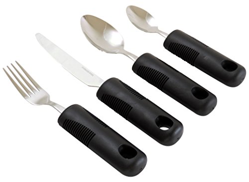 Preisvergleich Produktbild Hestec Ergonomisches Essbesteck, 4-teilig