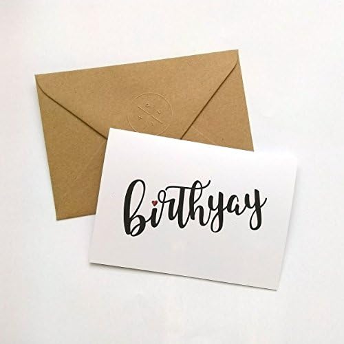 Pretty Handmade Spot Foil Happy Birthday Card For Her Simple Blank Birthday Card