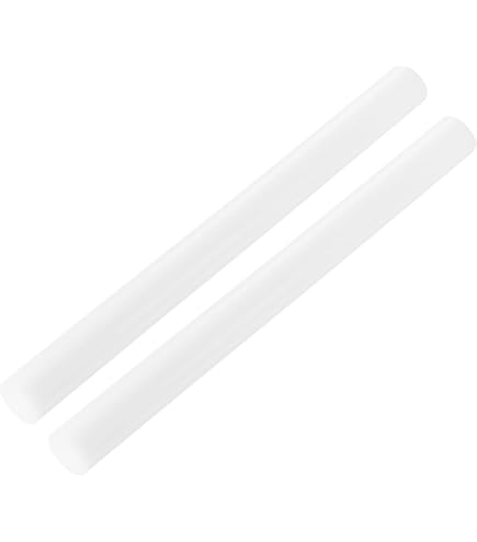 Barre tondo PTFE bianco 22 mm lungo 100 mm PTFE compatto (Teflon