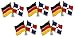 Produktbild 5er Pack Deutschland - Dominikanische Republik Freundschaftspin Yantec Pin Flagge