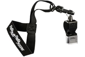 REFSTUFF REFSCORER Silbato de árbitro Fox 40 con cordón elástico para muñeca RefStuff