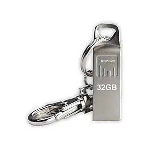 Strontium Ammo 32GB 2.0 USB Pen Drive (Silver)