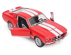 Kinsmart 1:38 Scale 1967 Shelby GT-500 Die-Cast Metal Car with Openable Doors and Pull Back Action