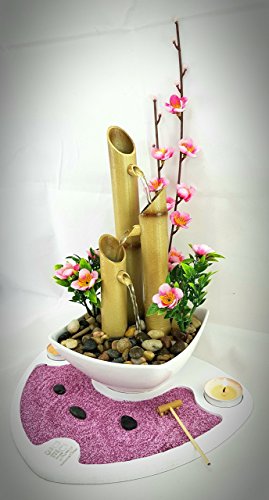 Bonseki Fontana Con Giardino Zen Da Tavolo Linea Diamond