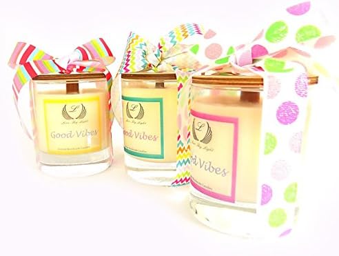 Luxury Handmade scented soy candles - Good vibes gift candles - 150g - beautiful gift candle for her - Birthday gift