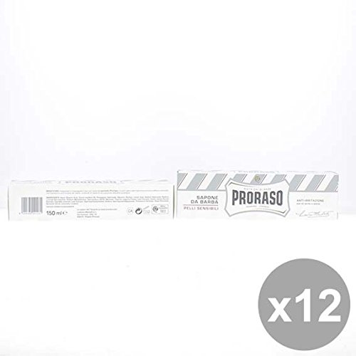 Set 12 PRORASO Sapone Tubo 150 Antiirritante Prodotti per la rasatura