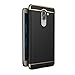 Produktbild Schutzhülle Honor 6X Hülle ,Leathlux Plating Kratzfeste Ultra Slim Premium Qualität PC Bumper Rückdeckel Hart Case 3 in 1 Handyhuelle Cover Für Huawei Honor 6X (2016) 5.5" (Schwarz)