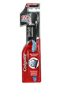 Colgate Toothbrush - Slim Soft Charcoal Soft Bristles - 1 Piece