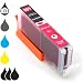 Produktbild Druckerpatrone Tintenpatrone CLI-551M XL mit Chip Füllstandsanzeige kompatibel für Canon Pixma Tintenstrahl-Drucker - 15ml Magenta rot