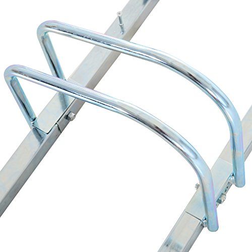 Homcom Fahrradständer Radständer Aufstellständer Fahrrad Ständer Stahl verzinkt 4 Größen - 8