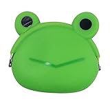 BLUGUL Silicona Cartera, Monedero Billetera para Infantiles, Rana