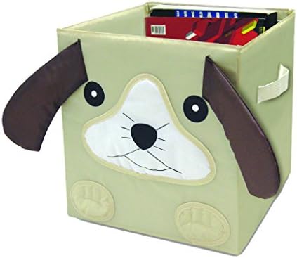 DOG POP UP STORAGE ORGANIZER CUBE TOYS BEDROOM PLAYROOM