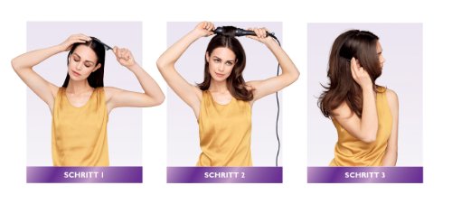 Philips ProCare Stylingbürste, einziehbare Borsten HP8634/00, 1200 Watt, violett - 2