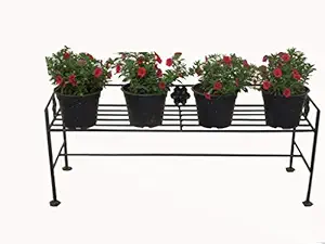 Cappl Single Step Stand (Black, Powder Coated Wrought Iron)