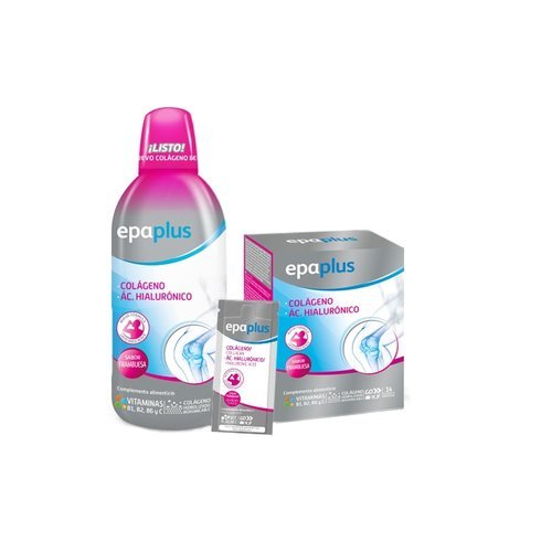 Colágeno con Ácido Hialurónico (Sabor Frambuesa) 1 litro de Epaplus - Peroxidos Farmaceuticos