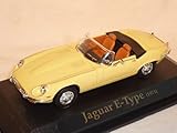 Aus Metall mit Plastikteilen Jaguar E-type Cabrio 1971 Creme Beige Oldtimer 1/43 Yatming Modellauto Modell Auto