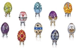 Alcara FaisTonGateau - fèves thème Oeufs Royaux - Fèves de Collection pour Galette de Rois Epiphanie - Fèves Multicolores